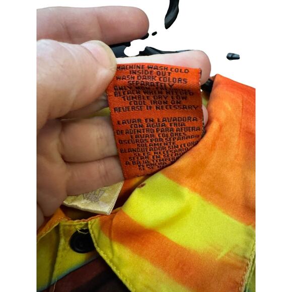 Vintage Boys Yu Gi Oh! APO Anime Cartoon Button Down Yellow Shirt Size 5 - Picture 4 of 5